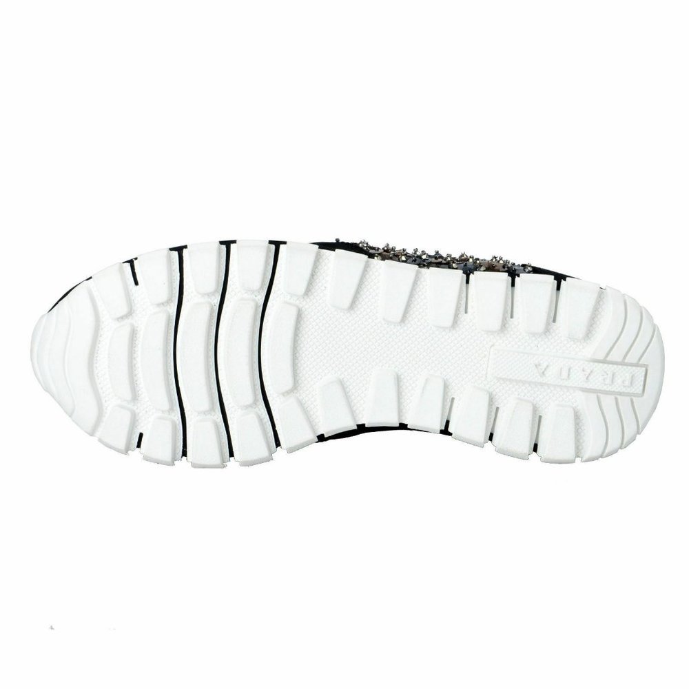Prada Women's Sequin Decorated Moccasins Loafers - Picture 7 of 7